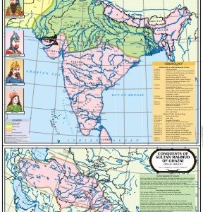 Delhi-Sultanate-Conquests-of-Ghazni-Map
