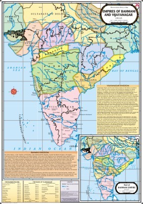 Kingdoms-Of-Bahmani-Vijaynagar-Map