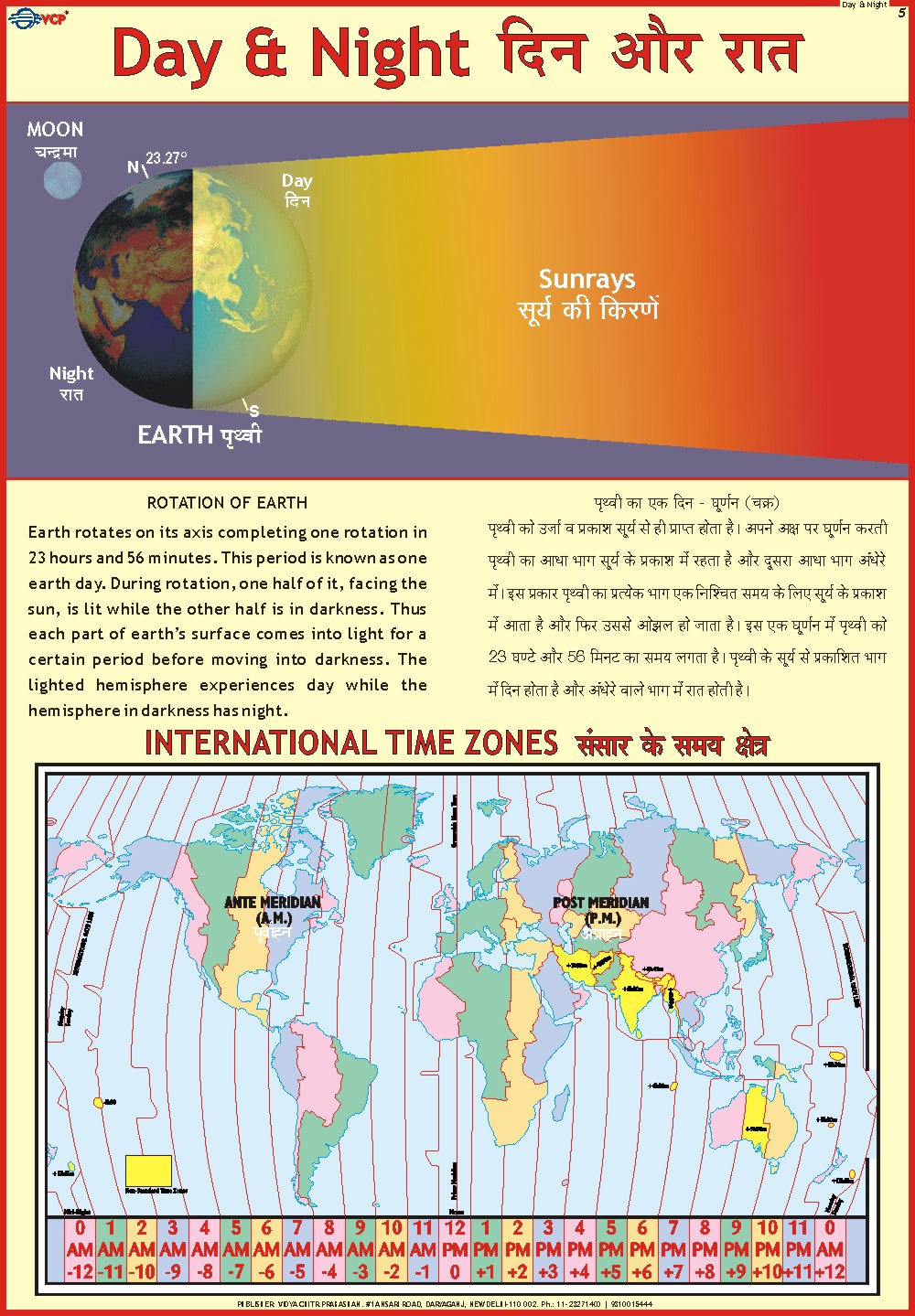 Day & Night Chart - Vidya Chitr Prakashan ( VCP )